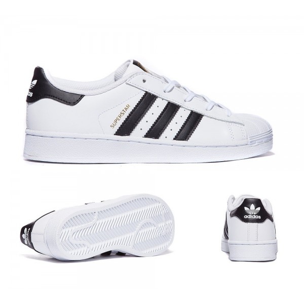 Adidas Originals Säuglingssuperstar-Trainer Weiß...