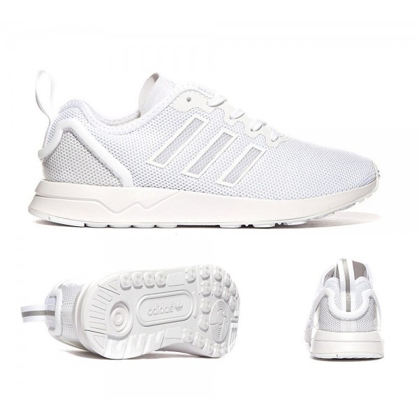 Adidas Originals Junior ZX Flux ADV Trainer Weiss ...