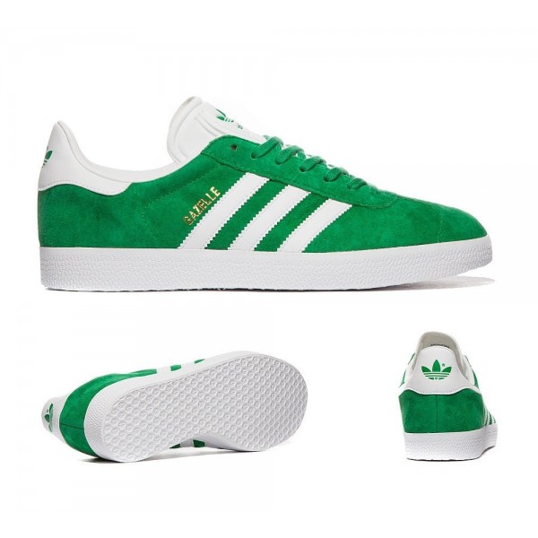 Adidas Originals Gazelle OG Trainer Grün und Wei...