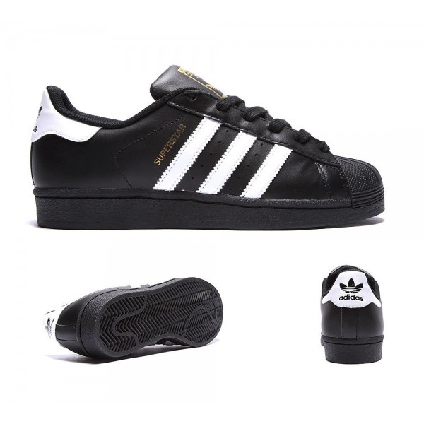 Adidas Originals Junior Superstar-Trainer Schwarzw...