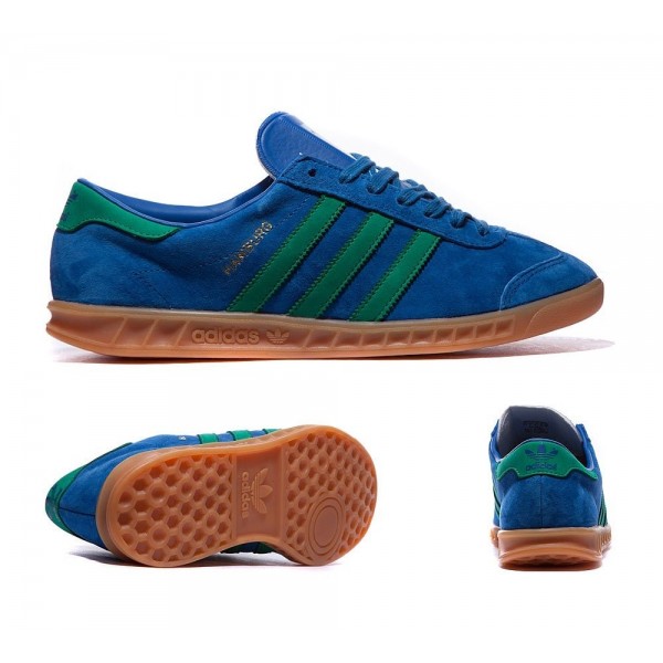 Adidas Originals Hamburg Trainer Lush Blau und Gr...