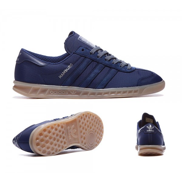 Adidas Originals Hamburg Tech Trainer Dunkelblau u...