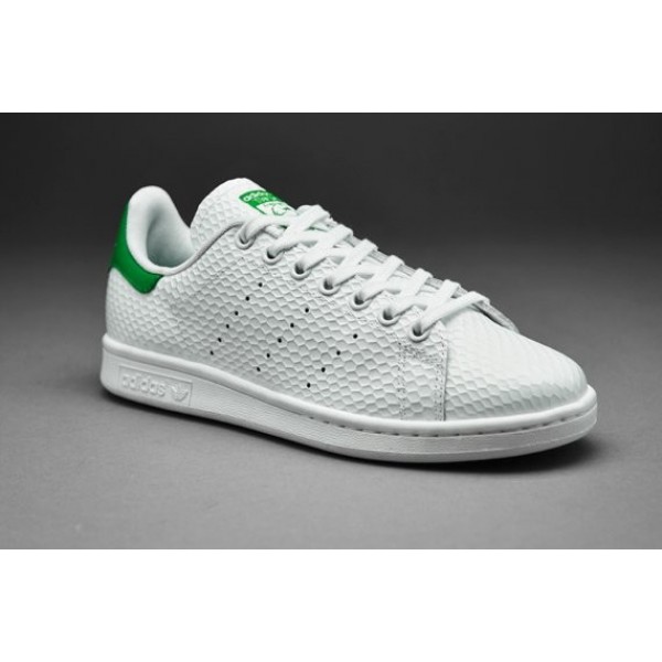 Adidas Damen Stan Smith Weiß Weiß Grün Versandk...