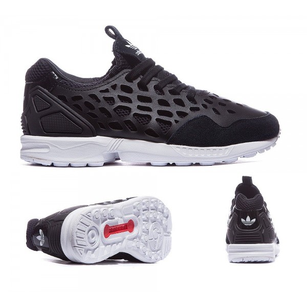 Adidas Originals Damen ZX Flux Lace Sneaker Schwar...