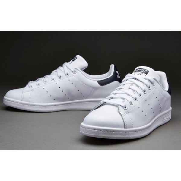 Adidas Stan Smith Lauf Weiß New Navy Billig