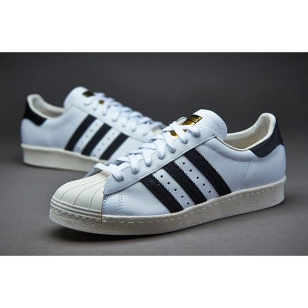 Adidas Superstar 80S Gum Sohle Weiß Schwarz Chalk...