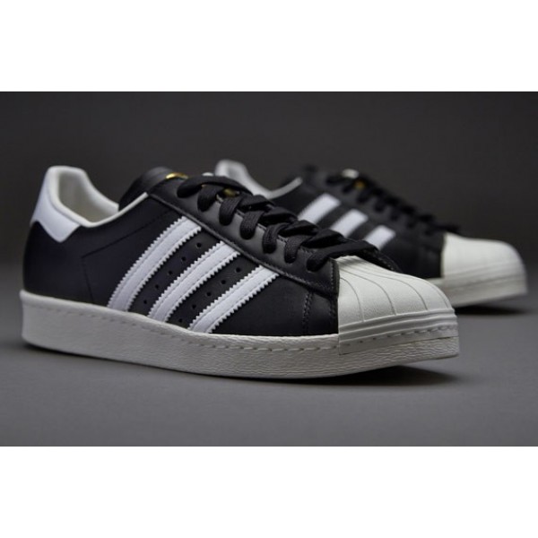 Adidas Superstar 80S Gum Sohle Schwarz Weiß Chalk...