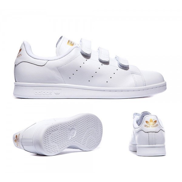 Adidas Originals Stan Smith Trainer Weiß und Gold...