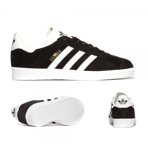 Adidas Originals Damen Gazelle Trainer Schwarzweis...