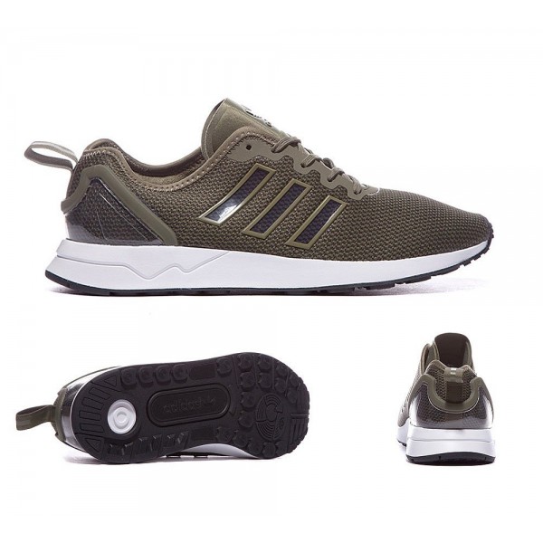 Adidas Originals ZX Flux ADV Trainer Olive Sale