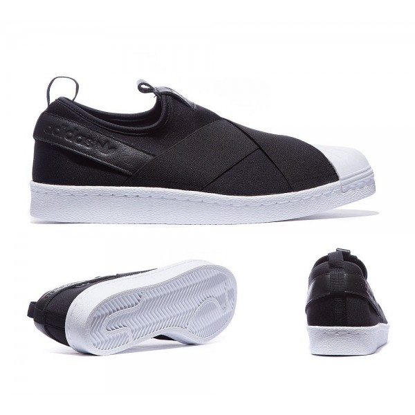 Adidas Originals Superstar Slip-on-Sneaker Carbon ...