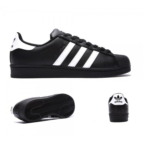 Adidas Originals Superstar-Trainer Schwarzweiss Bi...