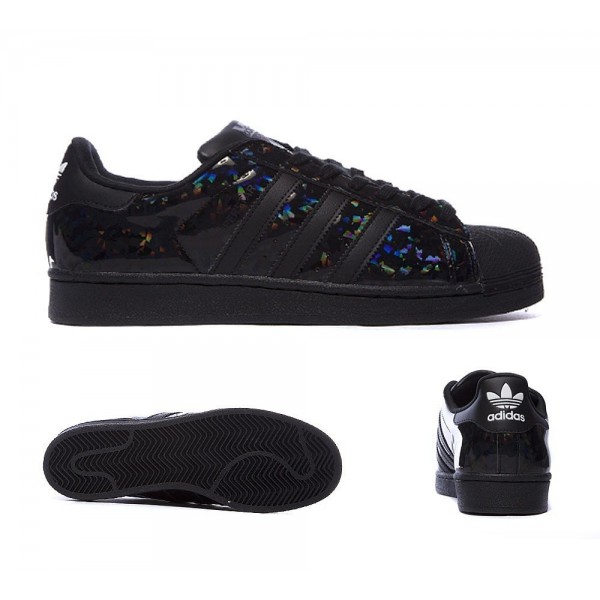 Adidas Originals Superstar-Patent Sneaker Schwarz ...